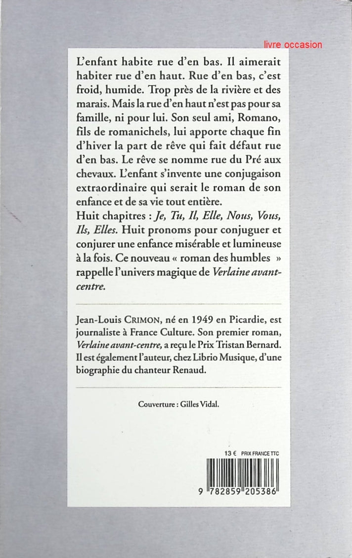 Rue du pré aux chevaux - Jean-Louis Crimon - Livre