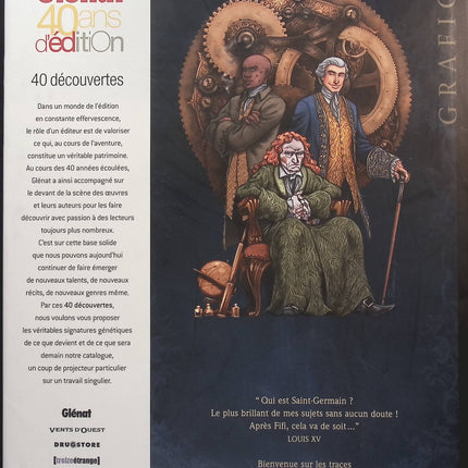 Saint-Germain, Tome 1 : Le Comte des Lumières - Thierry Gloris Djief - livre BD