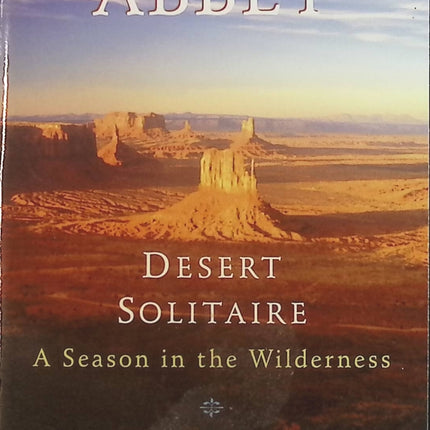 Désert solitaire - Edward Abbey - Livre Anglais