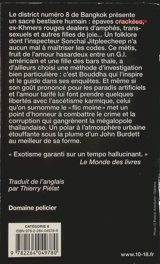 Bangkok 8 - John Burdett - Livre
