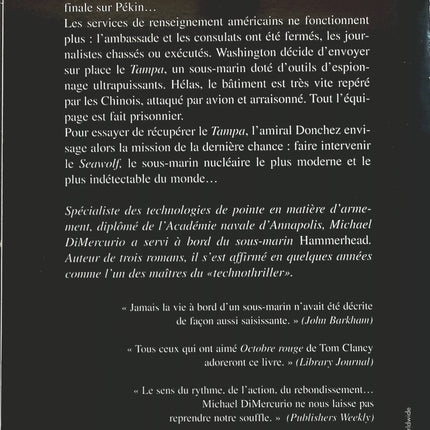 Opération Seawolf - Michael DiMercurio - livre