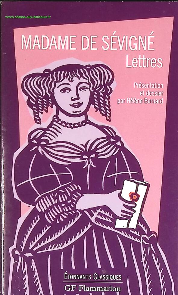 Lettres - Madame de Sévigné - livre