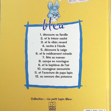 Le petit lapin bleu et le médicament miracle - Jacques Thomas Bilstein - livre