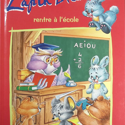 Le petit lapin bleu rentre à l'école - Jacques Thomas Bilstein - livre