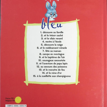 Le petit lapin bleu rentre à l'école - Jacques Thomas Bilstein - livre