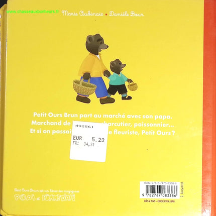 Petit Ours Brun fait les courses - Marie Aubinais - livre