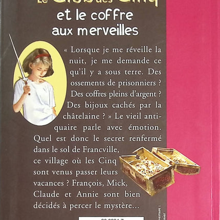Le Club des cinq et le coffre aux merveilles - Bibliothèque Rose - livre
