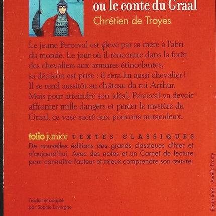 Perceval ou Le conte du Graal - Chrétien de Troyes - livre