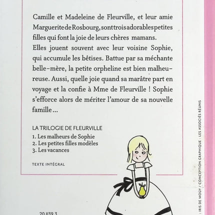 Les petites filles modèles - Comtesse de Ségur - Les Classiques De La Rose - livre
