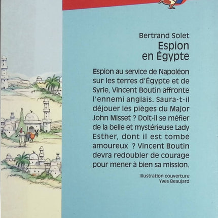 Espion en Egypte - Bertrand Solet - livre