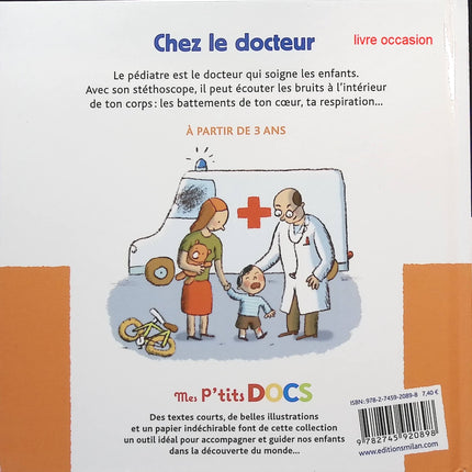Chez le docteur - Mes P'tits Docs - livre