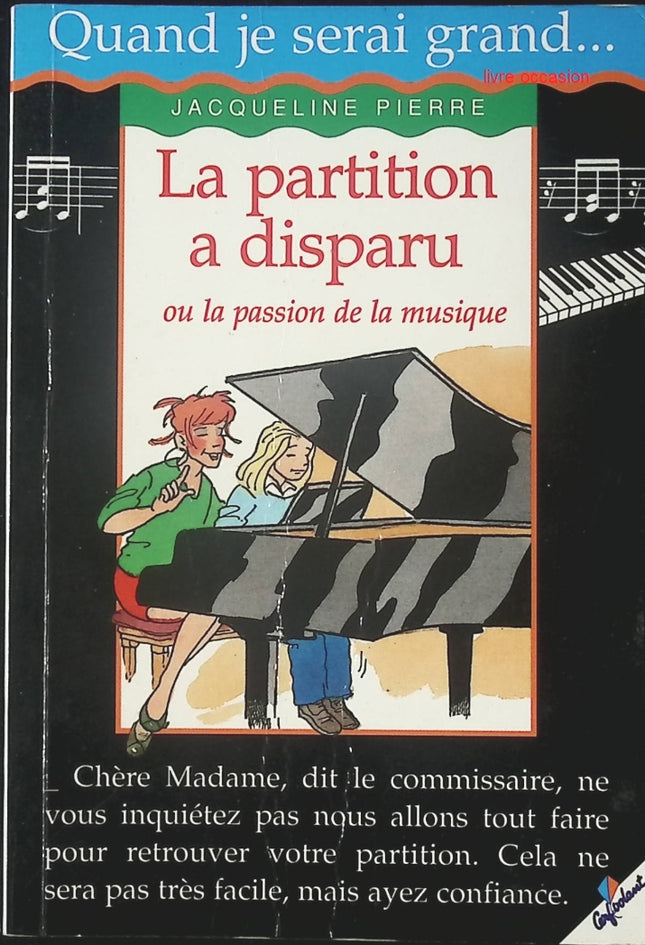 Partition a disparu - Jacqueline Pierre - Livre