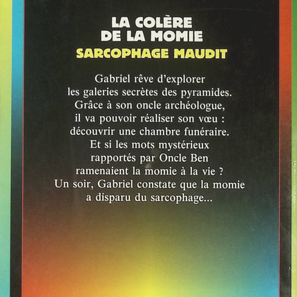 Chair de poule - tome 22 - La colère de la momie - Robert Lawrence Stine - Livre