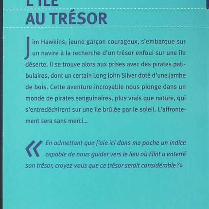 L’Île au trésor – Robert Louis Stevenson – Roman d’aventure classique – Pirates et trésor - Livre