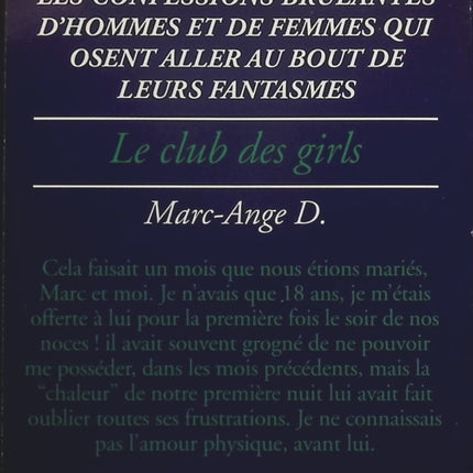 Le Club des girls - Série X - Marc-Ange D. - Livre