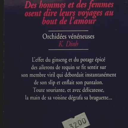 Orchidées vénéneuses - Classé X - K Dinh - Livre