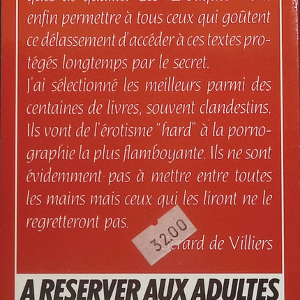 Train de débauche - Les érotiques - Gérard de Villiers - Livre