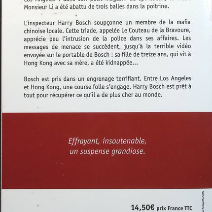 Les neuf dragons - Michael Connelly - livre