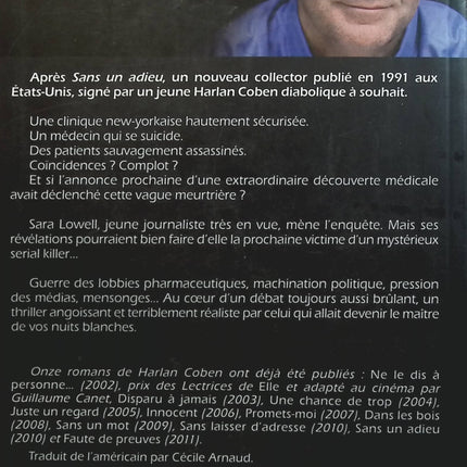 Remède mortel - Harlan Coben - livre
