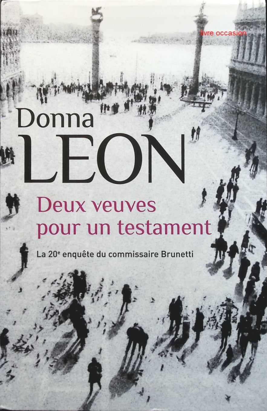 Deux veuves pour un testament - Donna Leon - livre