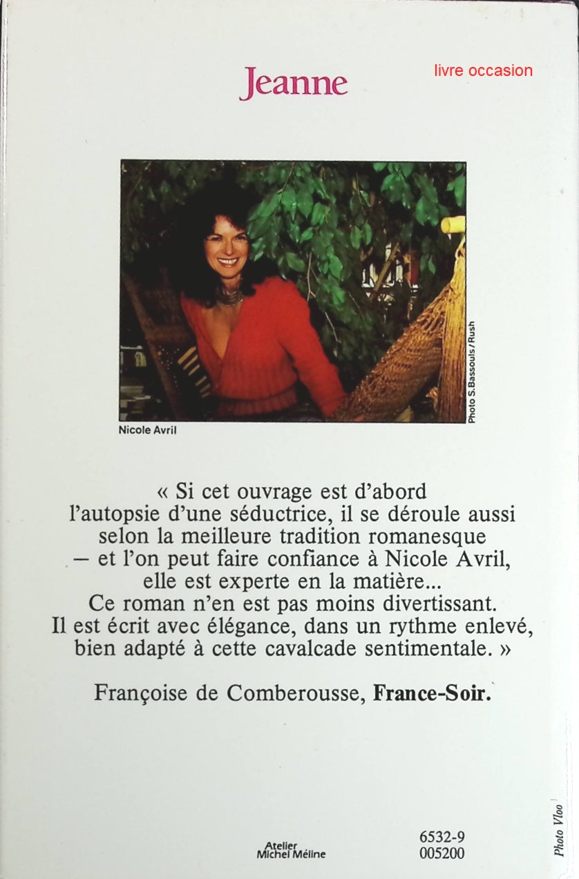 Jeanne - Nicole Avril - Livre