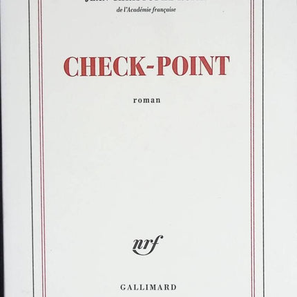 Check-point - Jean-Christophe Rufin - livre