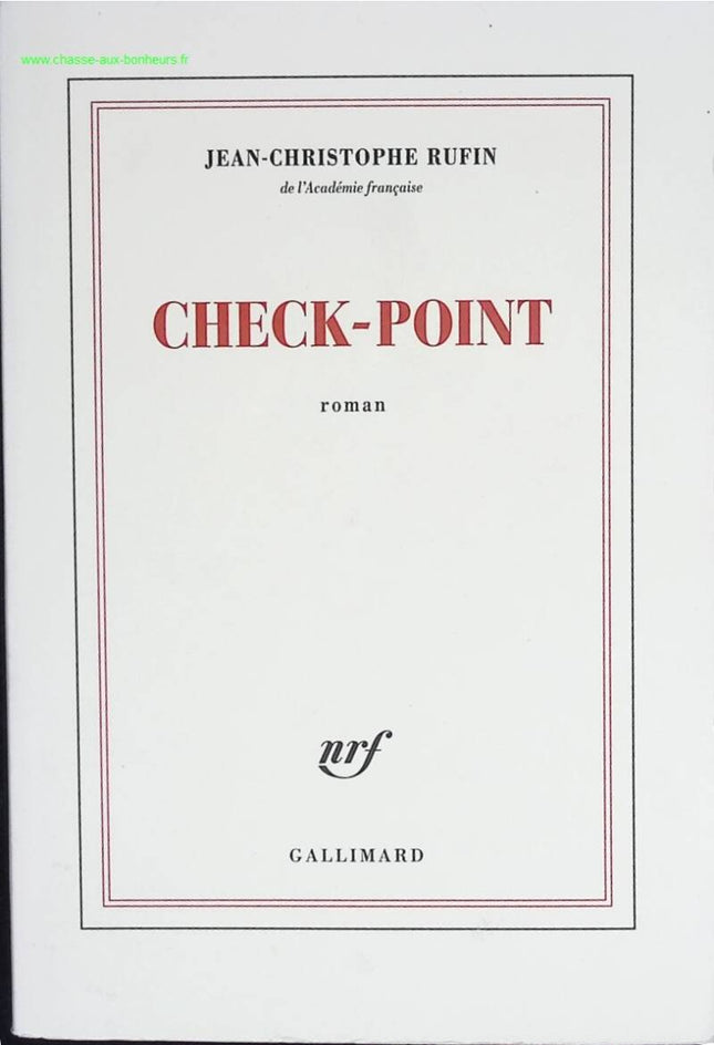 Checkpoint - Jean-Christophe Rufin - Buch