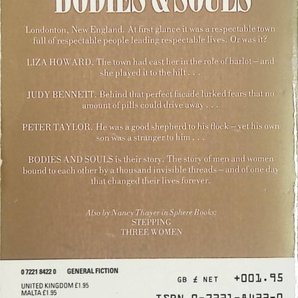 Bodies and Souls – Nancy Thayer – Roman anglais sur les relations humaines, les émotions, les choix de vie et les liens personnels - Livre en Anglais