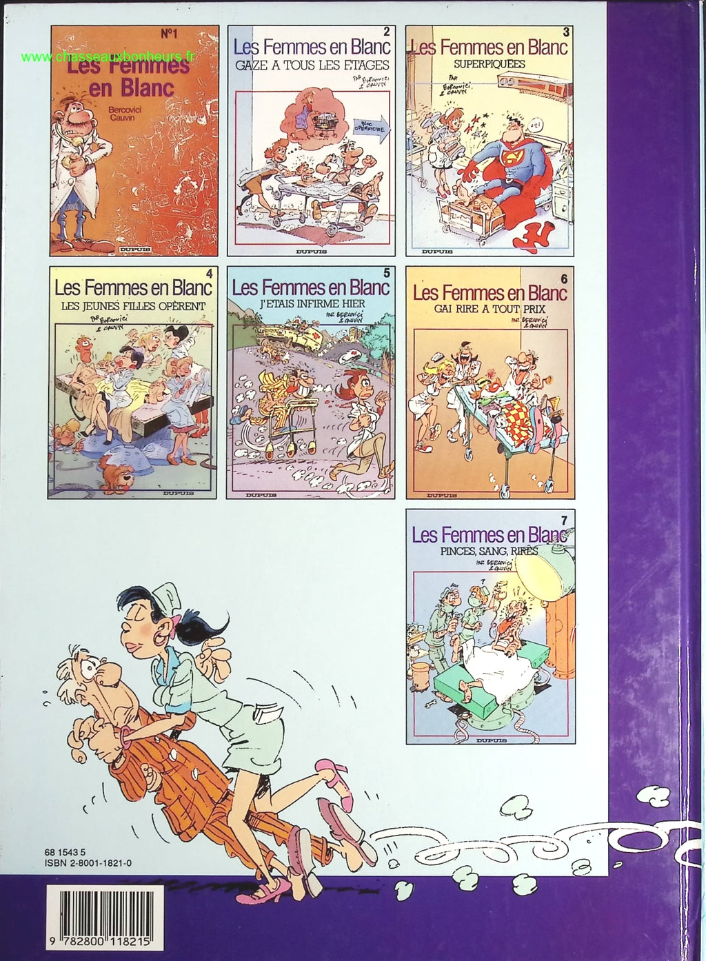 Les femmes en blanc - Tome 8 - Six Foies Neufs - Cauvin, Bercovici - livre BD