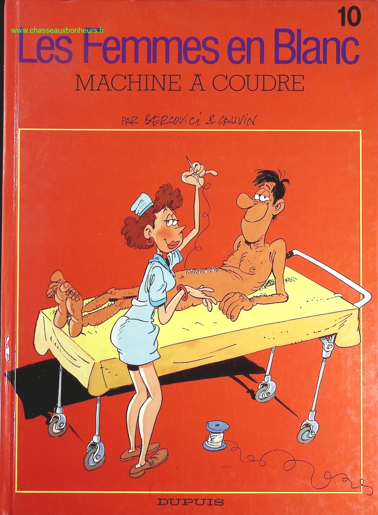 Les femmes en blanc - Tome 10 - Machine à coudre - Cauvin, Bercovici - livre BD