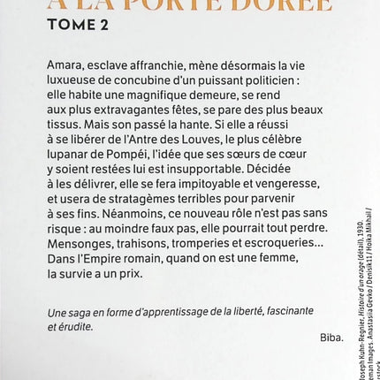 La Maison à la porte dorée - Elodie Harper - livre