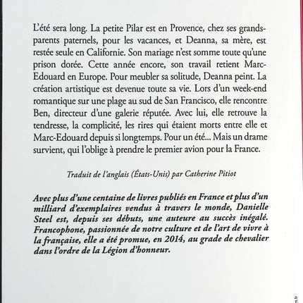 La Fin de l'été - Danielle Steel - livre