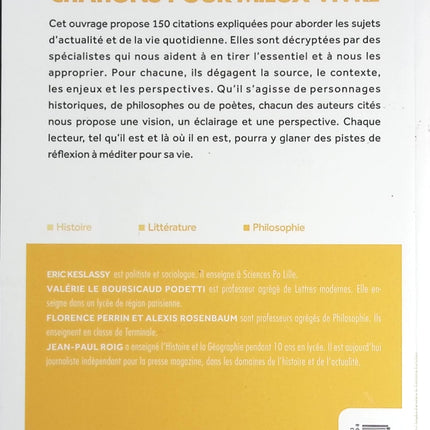 Citations pour mieux vivre - Eric Kesslassy - livre