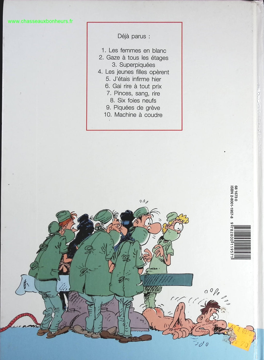 Les femmes en blanc - Tome 10 - Machine à coudre - Cauvin, Bercovici - livre BD