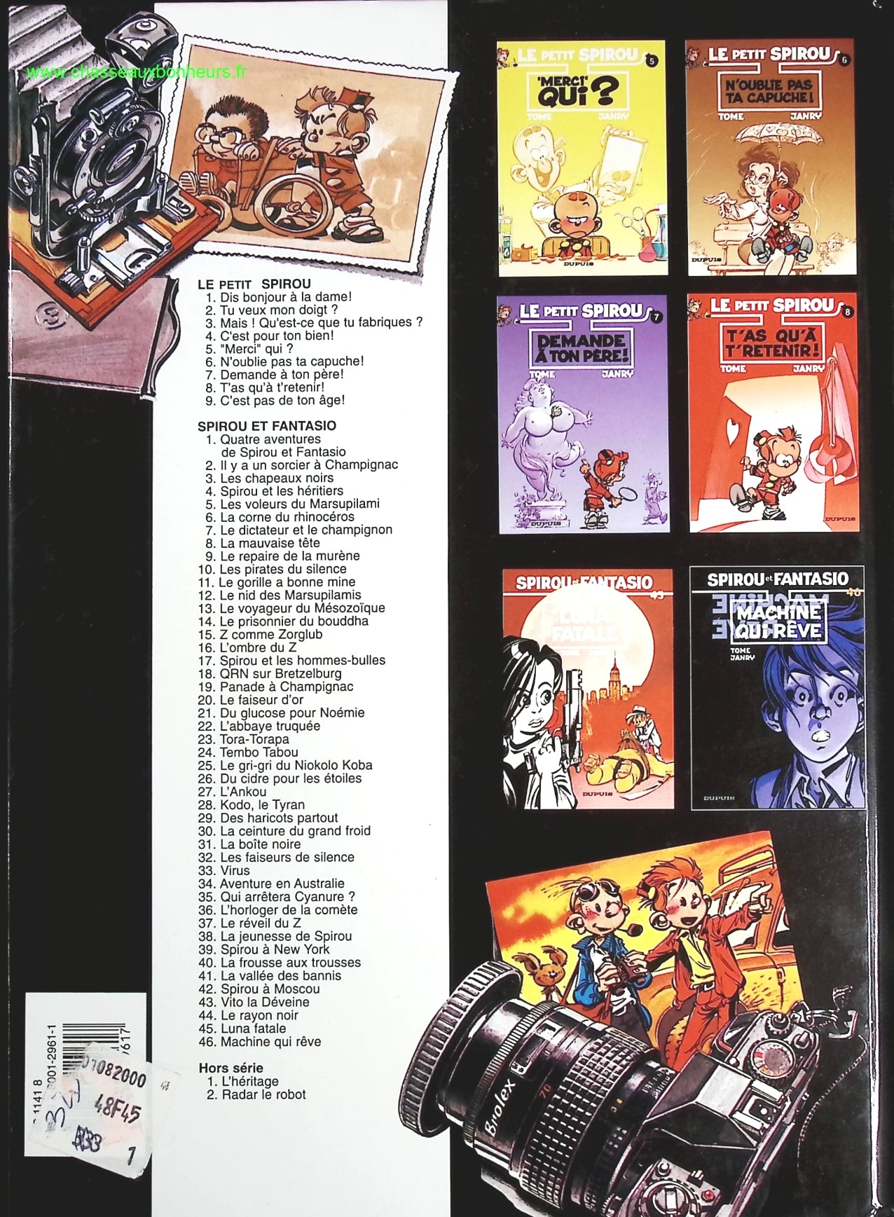 Le Petit Spirou, tome 9 - C'est pas de ton âge ! - Philippe Tome, Janry - livre BD