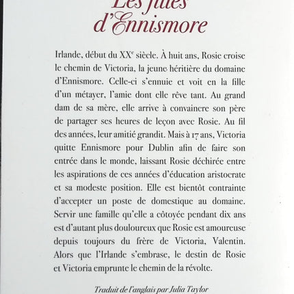 Les filles d’Ennismore - Patricia Falvey - livre
