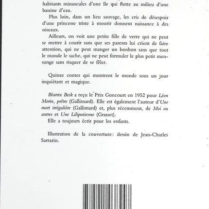 L'Île dans une bassine d'eau - Béatrix Beck - livre
