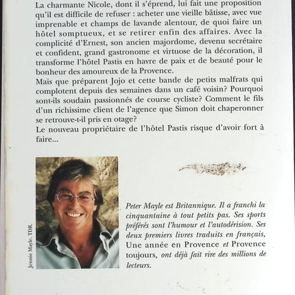 Hôtel Pastis - Peter Mayle - livre