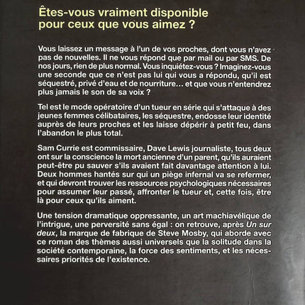 Ceux qu'on aime - Steve Mosby - livre
