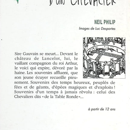 Roman d'un chevalier - Neil Philip - livre