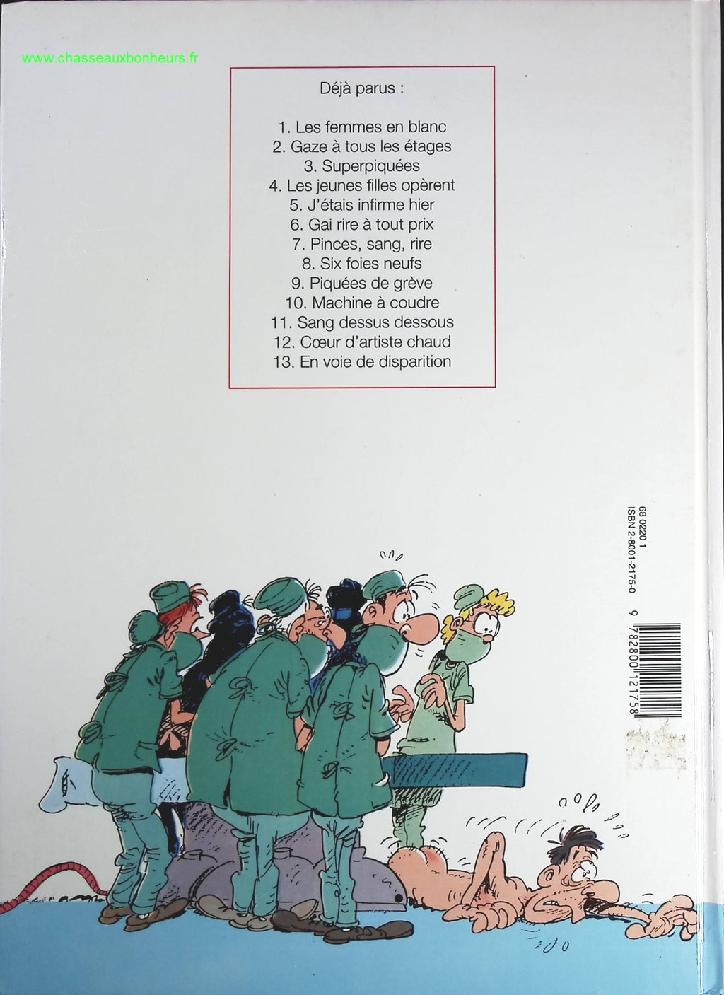 Les femmes en blanc - Tome 13 - En voie de disparition - Cauvin, Bercovici - livre BD