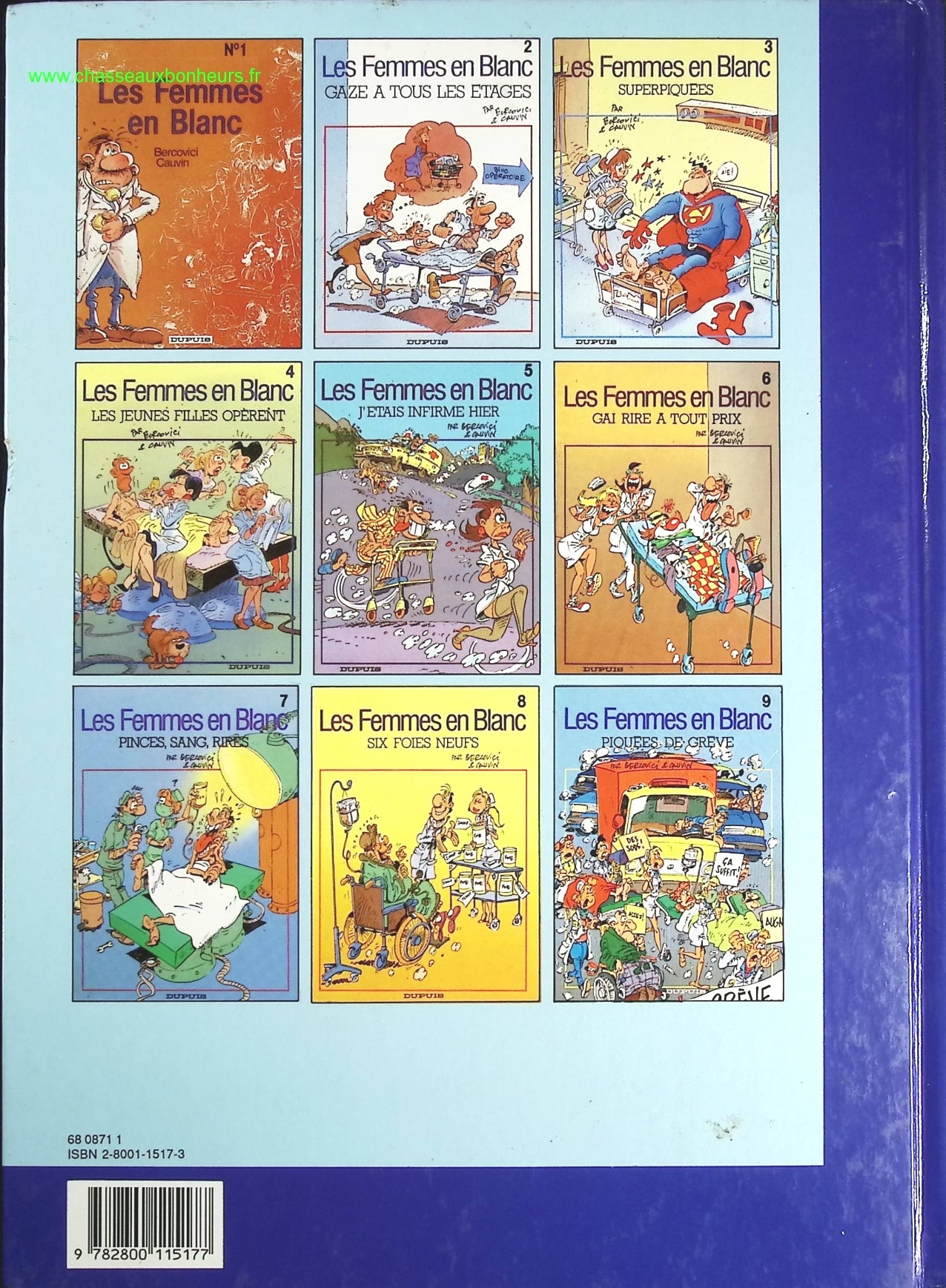 Les femmes en blanc - Tome 3 - Superpiquées - Cauvin, Bercovici - livre BD