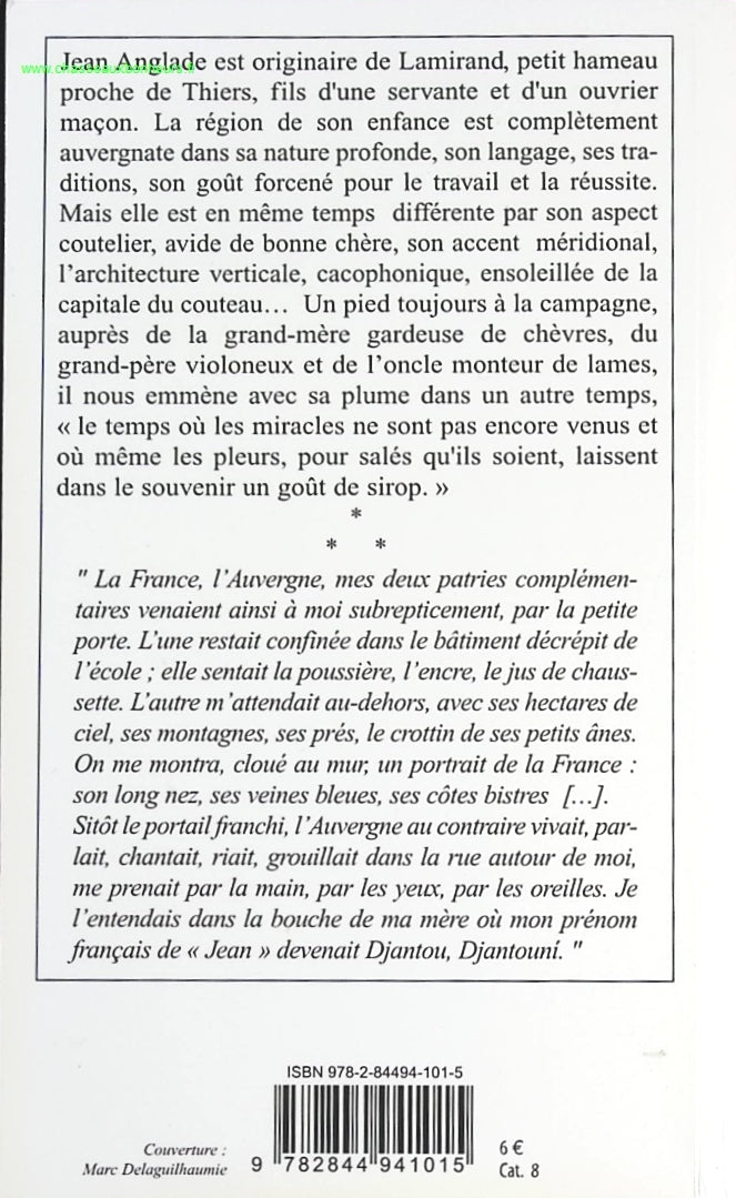 Le pain de Lamirand - Jean Anglade - livre