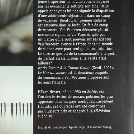 Le Mur du silence - Hakan Nesser - livre