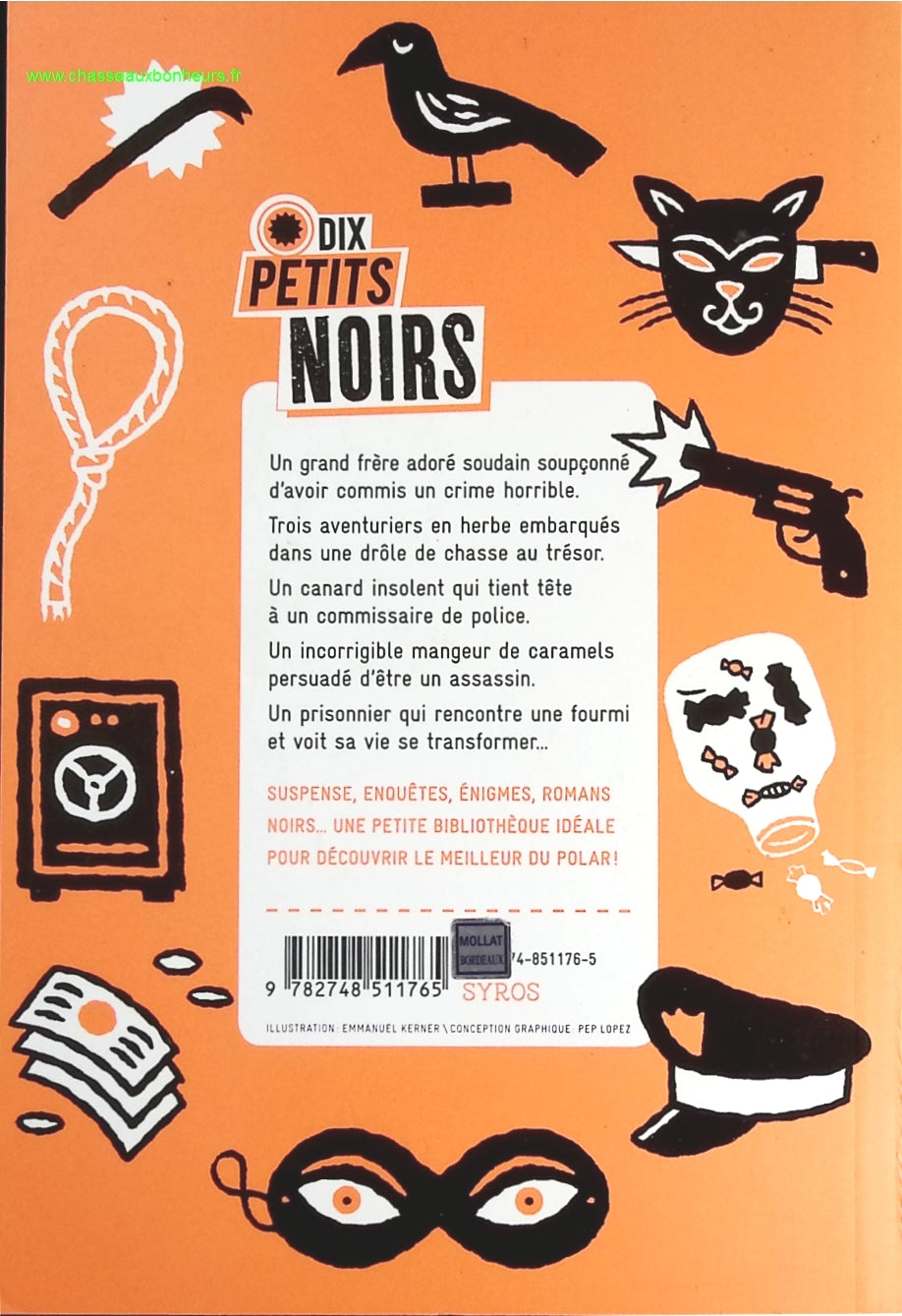 Dix petits noirs pour enfants - Périgot Joseph - livre