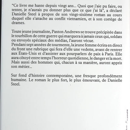 Souvenirs du Vietnam - Danielle Steel - livre