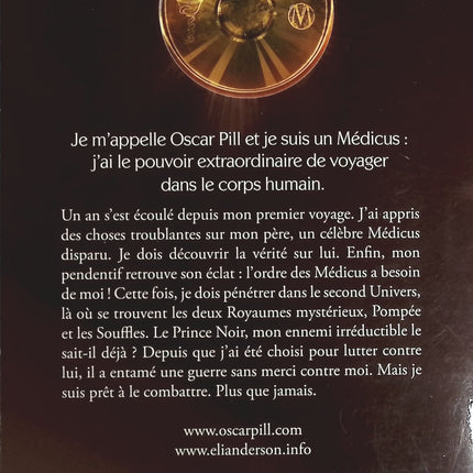 Oscar Pill - tome 2 - Les deux royaumes - Eli Anderson - livre