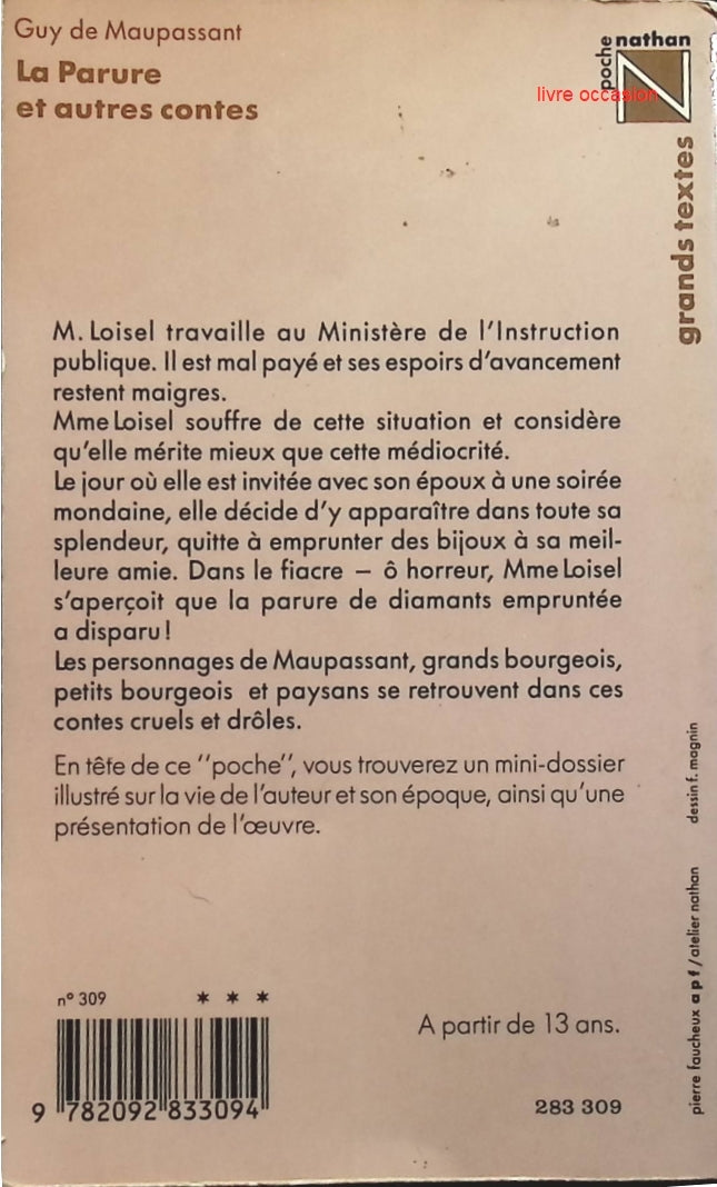 La Parure - Guy de Maupassant - Livre