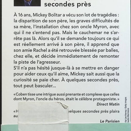 À quelques secondes près - Harlan Coben - livre