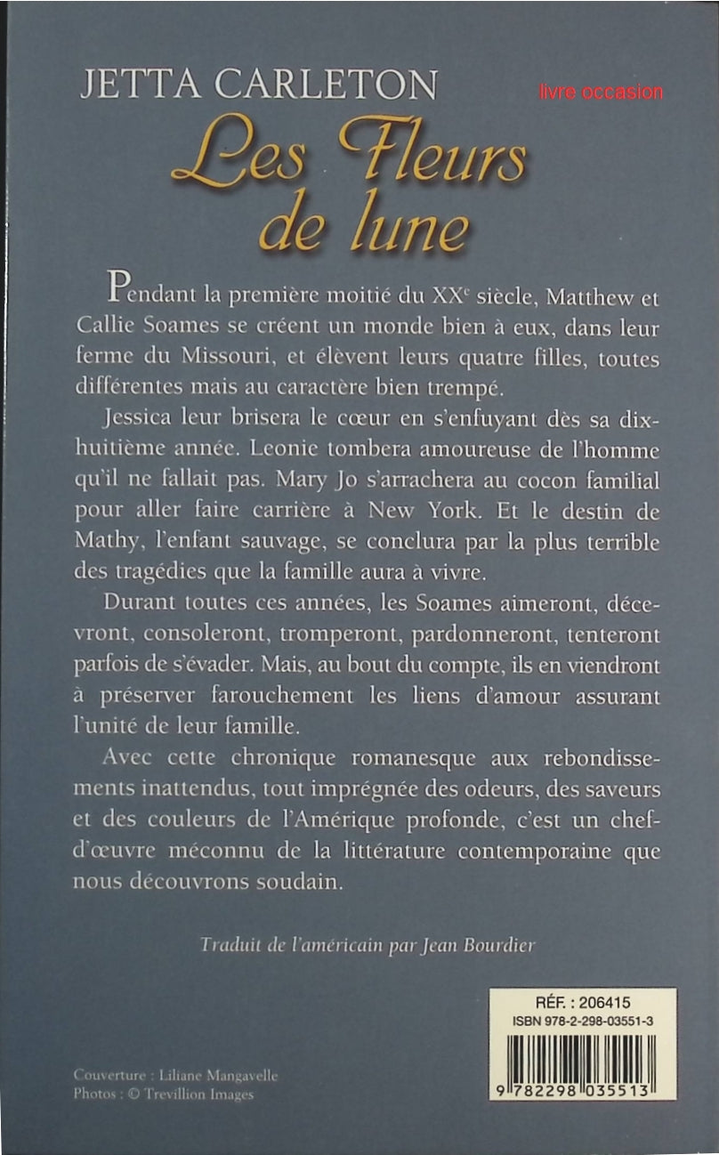 Les Fleurs De Lune - Jetta Carleton - Livre